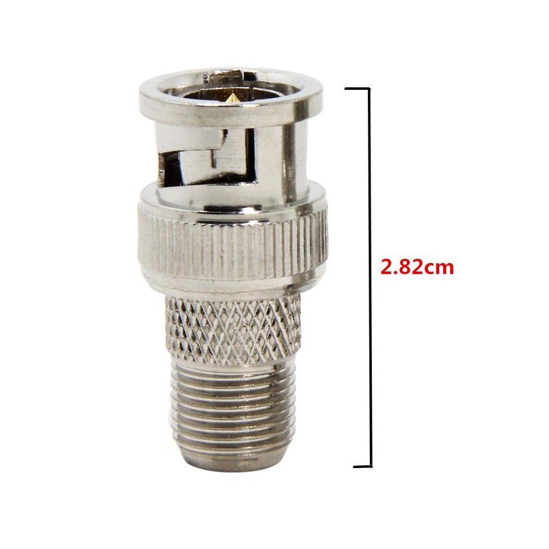 RFAdapter BNC Male to F Female, BNC to F Type Coax Adapter Connector, 20-Pack RG6, RG59 Connector for Scanner, Camera - Image 5